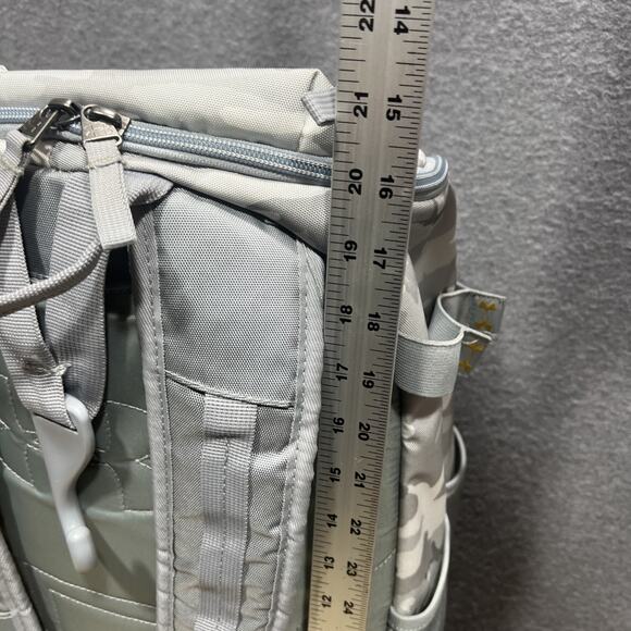 Under Armour Baseball Unisex Adult Utility Backpack 1369318 Gray Camo - Picture 15 of 16